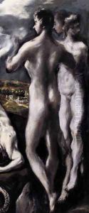 Laokoon (detail 4) 1610 by El Greco (Domenikos Theotokopoulos)