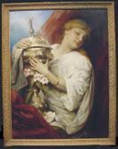 Woman With Smoking Urn - view 1