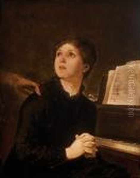 Woman At The Piano - view 1