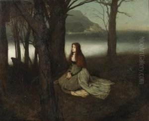 Elizabeth In Gebeth Fr Tannhaser by Gabriel Cornelius Von Max