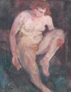 Weiblicher Akt by Constantin Von Mitschke Collande