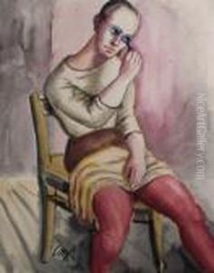 Sich Schminkender Clown I Sich Schminkender Clown I