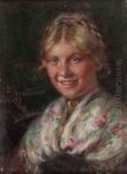 Portrait Einesmadchens In Tracht - view 1