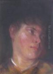 Portrait Eines Knaben by Emma Von Muller
