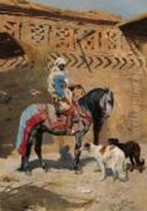 An Arab Warrior by Rudolf Otto Von Ottenfeld