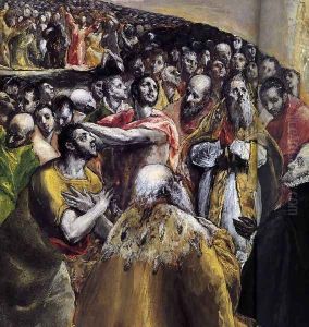 The Adoration of the Name of Jesus (detail 1) 1578-80 by El Greco (Domenikos Theotokopoulos)