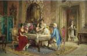 Tea Time by Franz Von Persoglia