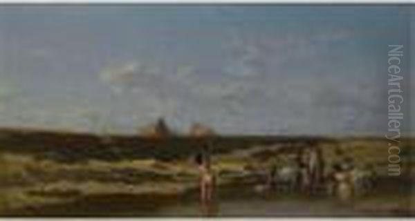 Landschaft Mit Badenden Zigeunerinnen (landscape With Bathing Gypsies) - view 1