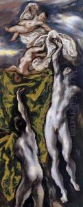 The Opening of the Fifth Seal (detail 3) 1608-14 by El Greco (Domenikos Theotokopoulos)
