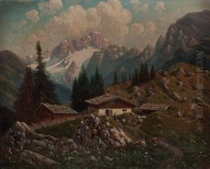 Dachstein Von Der Zwieselalpe Aus Gesehen