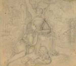 Die Gluckliche Familie by Moritz Ludwig von Schwind