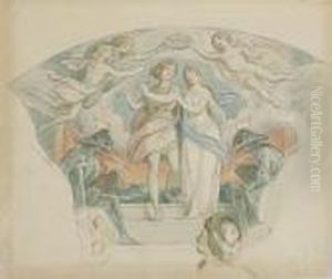 Tamino Und Pamina Mit Jubel 
Empfangen. Schlussapotheose Aus <zauberflote>, Ii. Akt, 33. Auftritt