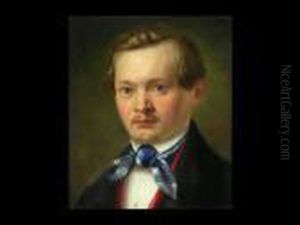 Portrait Eines Jungen Mannes Mit Schleife