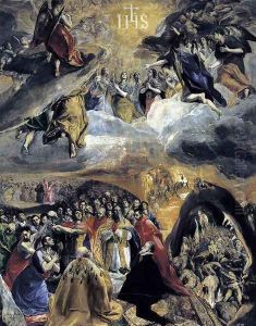 The Adoration of the Name of Jesus 1578-79 by El Greco (Domenikos Theotokopoulos)