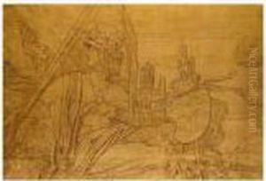 Allegorical Presentation Of One Of The Tributaries Of The Rhine by Moritz Ludwig von Schwind