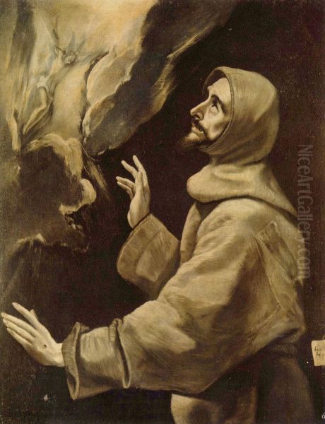 St Francis Receiving the Stigmata 1585-90 - view 1