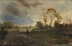 Landskap. by Bela Von Spanyi