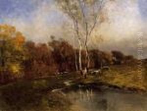 Landscape With Birch-wood