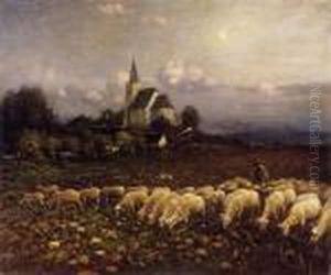 Evening by Bela Von Spanyi