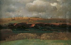 Dorf In Oberbayern. by Toni, Anton Von Stadler