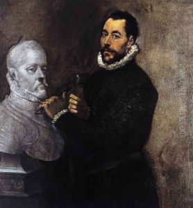 Portrait of a Sculptor 1576-78 by El Greco (Domenikos Theotokopoulos)