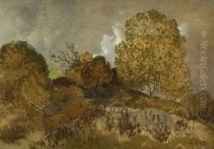 Baumlandschaft. by Toni, Anton Von Stadler