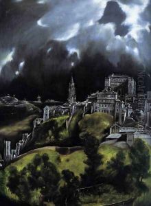 View of Toledo (detail) 1597-99 by El Greco (Domenikos Theotokopoulos)