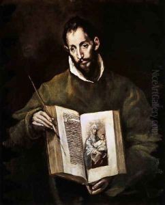 St Luke 1605-10 by El Greco (Domenikos Theotokopoulos)