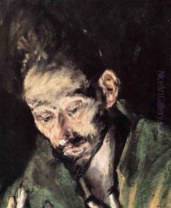 The Adoration of the Shepherds (detail) c. 1614 by El Greco (Domenikos Theotokopoulos)