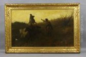 Men On Horseback by Otto Karl Kasimir Von Thoren