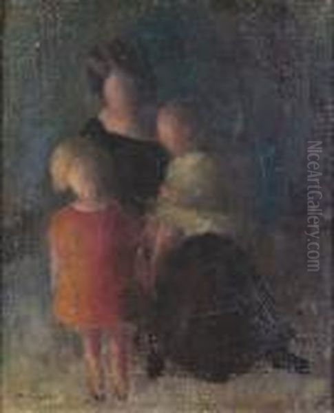 Mutter Mit Zwei Kindern. - view 1