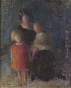 Mutter Mit Zwei Kindern. by Johann Wilhelm Von Tscharner