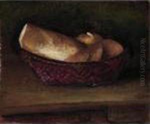 Bread In A Basket by Johann Wilhelm Von Tscharner