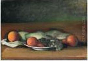 Fruchtestilleben by Johann Wilhelm Von Tscharner