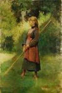 Neben Liebermann, Corinth Und
Slevogt Der Bekannteste Vertreter Des Deutschen Impressionismus. by Fritz von Uhde