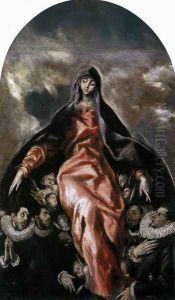 The Madonna of Charity 1603-05 by El Greco (Domenikos Theotokopoulos)