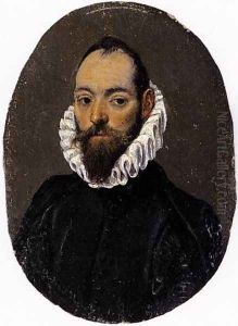 Portrait of a Man 1586-90 by El Greco (Domenikos Theotokopoulos)