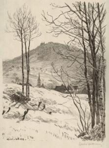 Landschaft Im Schwarzwald by Hans Richard Von Volkmann