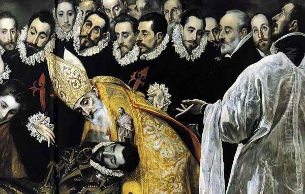 The Burial of the Count of Orgaz (detail 6) 1586-88 - view 1