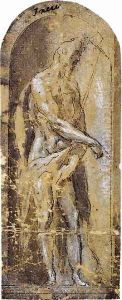 St John the Baptist 1577 by El Greco (Domenikos Theotokopoulos)