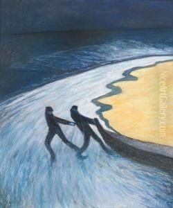 Fishermen by Marianne von Werefkin