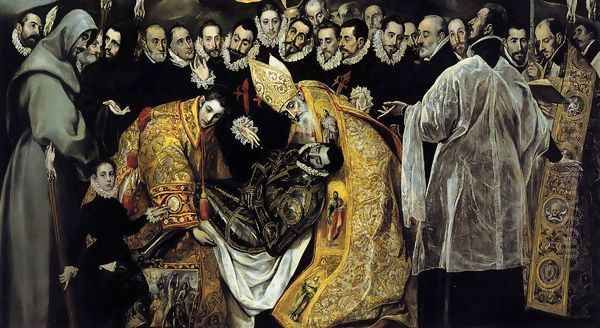 The Burial of the Count of Orgaz (detail 1) 1586-88 - view 1