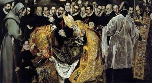 The Burial of the Count of Orgaz (detail 1) 1586-88 by El Greco (Domenikos Theotokopoulos)