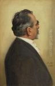 Bildnis Des Berliner Malers Felix
Possart by Anton Alexander von Werner