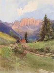 Blick Auf Den Rosengarten