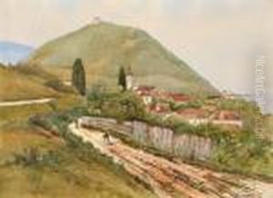 Am Weg Zum Kahlenbergerdorfl by Heinrich Von Wertheim