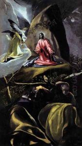 The Agony in the Garden 1600-05 by El Greco (Domenikos Theotokopoulos)