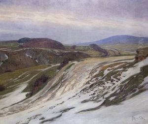 Tauwetter In Der Eifel by Fritz Von Wille