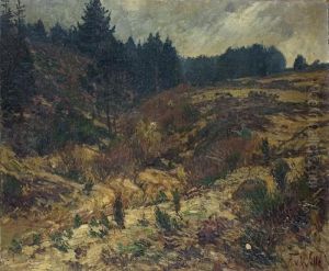 Landschaft Mit Jager