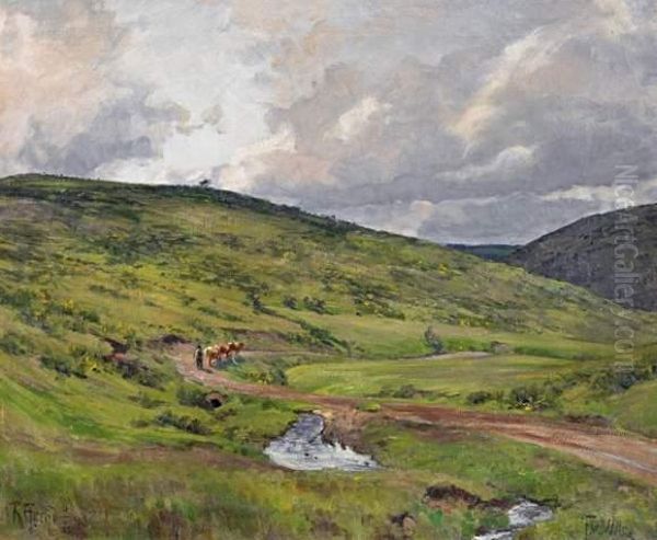 Shepherd Boy In A Valley Near Reifferscheid In The Eifel - view 1